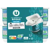 Lait fermenté au bifidus nature  12x125g