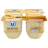 Riz au lait à la vanille  4x115g