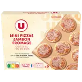 Mini pizzas jambon fromage  x9  -  270g