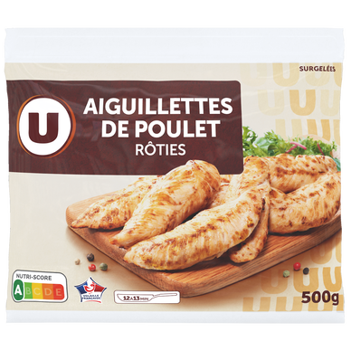 Aiguillette de poulet rôti U sachet 500g