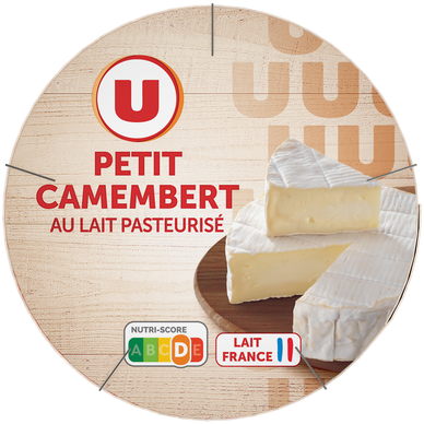 P'tit Camembert au lait pasteurisé  20%MG, 145g