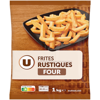Frites rustiques au four - 1kg