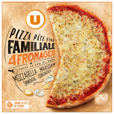 Pizza familiale 4 fromages  570g