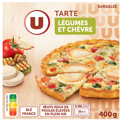 Tarte Légumes et Chèvre U 400G