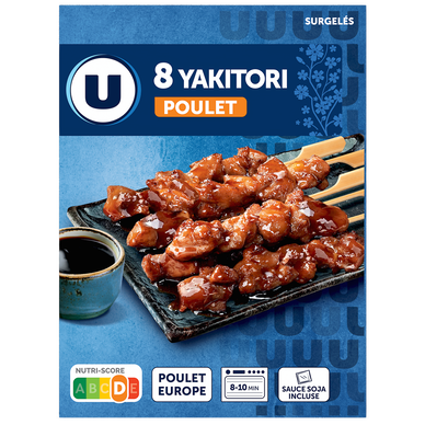 Yakitori poulet U x8 210g