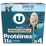 Yaourt brassé protéiné Stracciatella U 480g