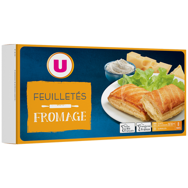Feuilleté fromage  8x65g  -  520g