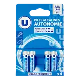 Piles Autonomie LR03 AAA x4