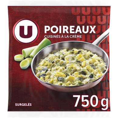 Poireaux à la crème 750g