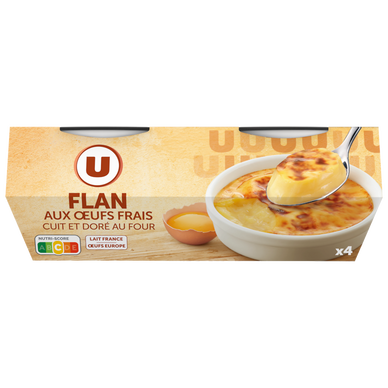 Flan aux Oeufs, 4X100G