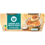 Crème aux oeufs noix de coco sur lit de caramel 4x100g