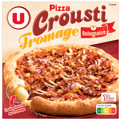 Pizza crousti fromage bolognaise  470g