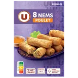 Nems au poulet + sauce nuoc-mâm U x8 220g
