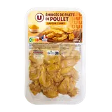 Emincé filet de poulet au curry, France, barquette, 300g