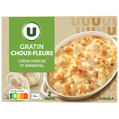 Gratin de choux fleurs  450g
