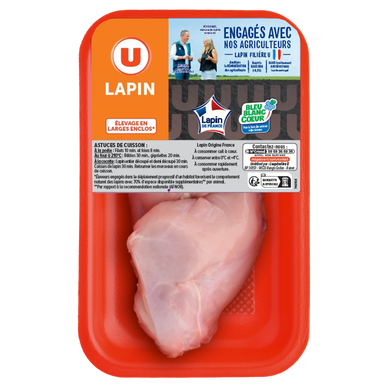 Cuisse de lapin, France, 2 pièces