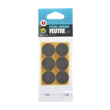 Patin rond adhésif feutre 22mm