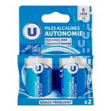 Pile Autonomie LR20 x2