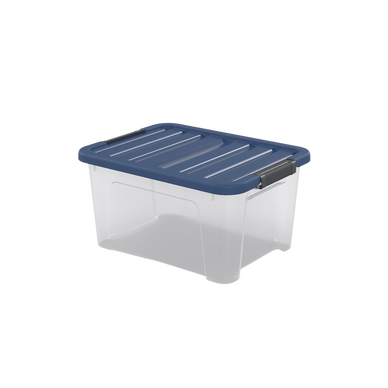 Boîte de rangement couvercle et clips polypro - 23L