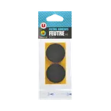 Patin rond adhésif feutre x4 - d.34mm