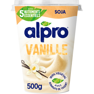 Dessert végétal soja vanille ALPRO - 500g