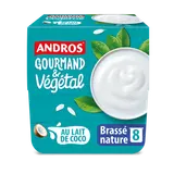 Brassé végétal nature ANDROS GOURMAND&VEGETAL 8x100g