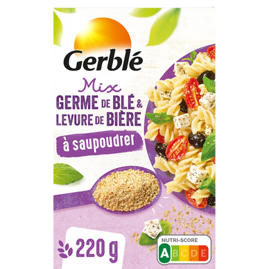 Mix germe de blé et levure de bière à saupoudrer GERBLE -  220g