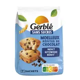 GERBLE - Moelleux  Pépites Chocolat Sans Sucres -  196g