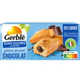 GERBLE - Gâteau  fourré chocolat sans sucres ajoutés -  150g