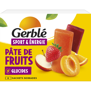 Pâtes de Fruits GERBLE -   6 sachets 162g