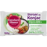 Shirataki de konjac sans rinçage GAYELORD HAUSER, paquet de 160g