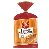 Pain pour hot dog LA FOURNÉE DORÉE, x6 soit 270g