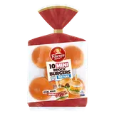 Mini brioch' burgers nature LA FOURNEE DOREE x10 200g