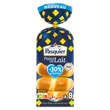 Pains au lait PASQUIER x8 280g -30% de sucre