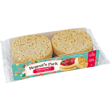 Crumpets natures REGENT'S PARK x6 330g