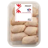 Haut de cuisse de poulet blanc, PRIX MINI, France, barquette 1kg
