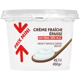 Crème fraîche épaisse PRIX MINI, 30%MG - 450g