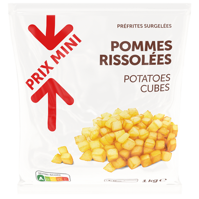 Pommes rissolées PRIX MINI - 1 kg