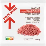 Viande hachée surgelée 20%mg PRIX MINI 800g
