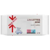 Lingettes bébé TAMI PRIX MINI x72