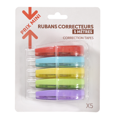 Ruban correcteur PRIX MINI x5