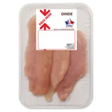 Escalopes de dinde, PRIX MINI, France, 3 pièces, barquette 350g