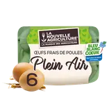 Oeufs plein air LA NOUVELLE AGRICULTURE - Boîte de 6
