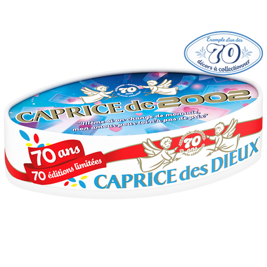 Fromage pasteurisé à pate molle 30%mg CAPRICE DES DIEUX 300G