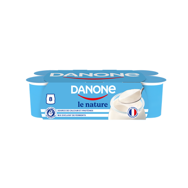 Yaourt nature DANONE - 8x125g