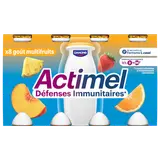 Yaourt à boire multifruits ACTIMEL - 8x100g