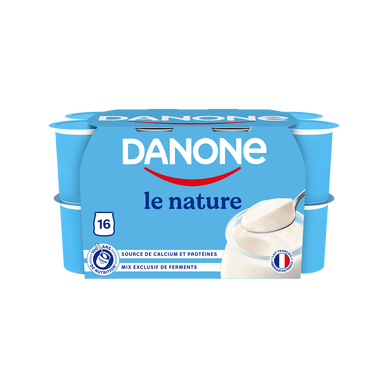 Yaourt nature DANONE - 16x125g