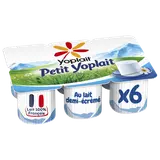 Petit suisse nature 3,8% MG PETIT YOPLAIT - 6x60g