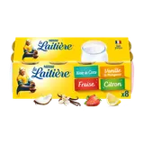 Yaourts arômatisés panachés au lait entier LA LAITIERE - 8x125g