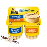 Semoule au lait Vanille LA LAITIERE - 4 pots de 115g 460g